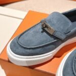 Hermes Game Slip On Sneaker Blue - Image 3