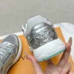 Louis Vuitton Lv Olympia Sneaker Veri Deau Green 1Aholn - Image 6