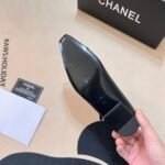 Chanel Square Toe Ballet Flats Black - Image 2