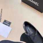 Chanel Square Toe Ballet Flats Black - Image 3
