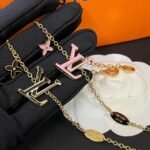 Louis Vuitton Lv Iconic Enamel Bracelet Pink M1008A - Image 3