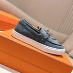 Hermes Game Slip On Sneaker Blue - Image 5