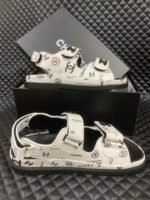 Chanel Dad Slingback Sandals 23P Camelia Cc Logo - Image 6