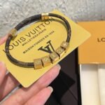 Louis Vuitton Lv Cube Bracelet Monogram Brown M8918Z - Image 7