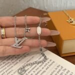 Louis Vuitton Lv Iconic Enamel Necklace Silver M02751 - Image 3
