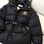 Celine Down Jacket Polyester Black - Image 6