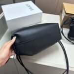Loewe Medium Flamenco Purse In Mellow Nappa Black 30Cm A411Fcrx02 1100 - Image 5