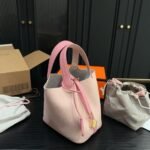 Hermes Picotin Lock 18 Pocket Bag Light Pink 18Cm - Image 4