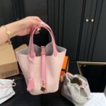 Hermes Picotin Lock 18 Pocket Bag Light Pink 18Cm - Image 2