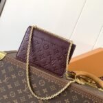 [Super Vip 1:1] Louis Vuitton Wallet On Chain Rosy Grenat Red 19Cm M25814 - Image 4