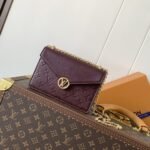 [Super Vip 1:1] Louis Vuitton Wallet On Chain Rosy Grenat Red 19Cm M25814 - Image 2
