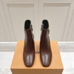 Louis Vuitton Silhouette Ankle Boot Brown 1Aifg7 - Image 3