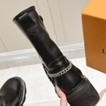 Louis Vuitton Silhouette Ankle Boot Black 1Aibqr - Image 8