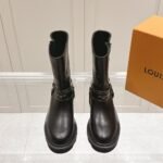 Louis Vuitton Silhouette Ankle Boot Black 1Aibqr - Image 3