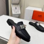 Hermes Lota Mule Black H241159Z 02350 - Image 5
