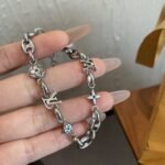 Louis Vuitton Lv Sailor Medium Bracelet Silver M03187 - Image 5