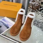 Louis Vuitton Aspen Chelsea Ankle Boot Cognac Brown 1Adc7T - Image 6
