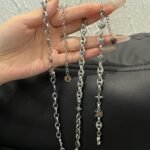 Louis Vuitton Lv Sailor Medium Chain Necklace Silver M03189 - Image 5