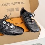 Louis Vuitton Lv Sneakerina Black 1Aiver - Image 9
