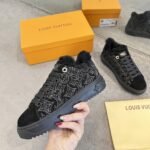 Louis Vuitton Time Out Trainers Black 1Aidhw - Image 4