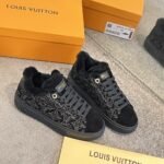 Louis Vuitton Time Out Trainers Black 1Aidhw - Image 3