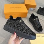 Louis Vuitton Time Out Trainers Black 1Aidhw - Image 2
