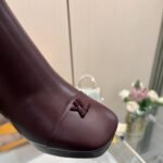 Louis Vuitton Swing Platform Ankle Boot Bordeaux Red 1Aifo7 - Image 9