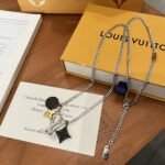 Louis Vuitton Lv Instinct Necklace Silver M00521 - Image 3