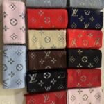 Louis Vuitton Logomania Shine Scarf Red 180Cm M72432 - Image 3