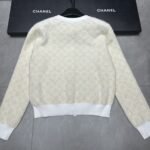 Louis Vuitton Monogram Brushed Knit Cardigan Champagne 1Ajfru - Image 3