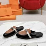 Hermes Oz Mule Multicolore Noir H211157Z 03355 - Image 7