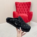 Louis Vuitton Lv Cosy Comfort Clog Black 1Aittt - Image 5