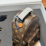 Gift Set: Louis Vuitton Monogram Palm Springs Mini Backpack With Card Wallet And Dragonne Keychain And My Monogram Light Cat Eye Glasses - Image 5