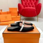 Hermes Oz Mule Multicolore Noir H211157Z 03355 - Image 2