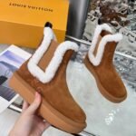 Louis Vuitton Aspen Chelsea Ankle Boots Brown 1Adc7R - Image 3