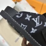 Louis Vuitton Lv Cosy Flat Comfort Clog Black 1Aidou - Image 9
