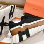 Hermes Bouncing Sneaker Black And Brown H242087Z 02340 - Image 10