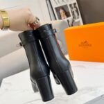 Hermes Saint Germain Ankle Boot Black H182102Z 02360 - Image 5