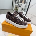 Louis Vuitton Time Out Sneaker Brown 1Aivbl - Image 2