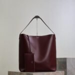 [Super Vip 1:1] Saint Laurent Bold Hobo Bag In Smooth Leather Burgundy 42Cm 845383Aafhj6195 - Image 2