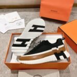 Hermes Bouncing Sneaker Black And Brown H242087Z 02340 - Image 8