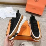 Hermes Bouncing Sneaker Black And Brown H242087Z 02340 - Image 5