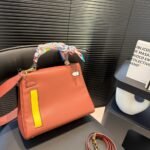 Hermes Colormatic Kelly 25 Retourne Orange 28Cm - Image 6