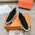 Hermes Bouncing Sneaker Black And Brown H242087Z 02340 - Image 4