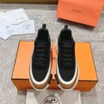 Hermes Bouncing Sneaker Black And Brown H242087Z 02340 - Image 3