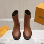 Louis Vuitton Lv Beaubourg Ankle Boot Brown 1Aideg - Image 5