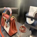 Hermes Colormatic Kelly 25 Retourne Orange 28Cm - Image 4