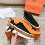 Hermes Bouncing Sneaker Black And Brown H242087Z 02340 - Image 2
