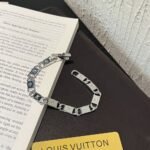 Louis Vuitton Monogram Tied Up Bracelet Silver M0921M - Image 6