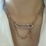 Hermes Chaine Dancre Punk Necklace Gold H217232B 00St - Image 3